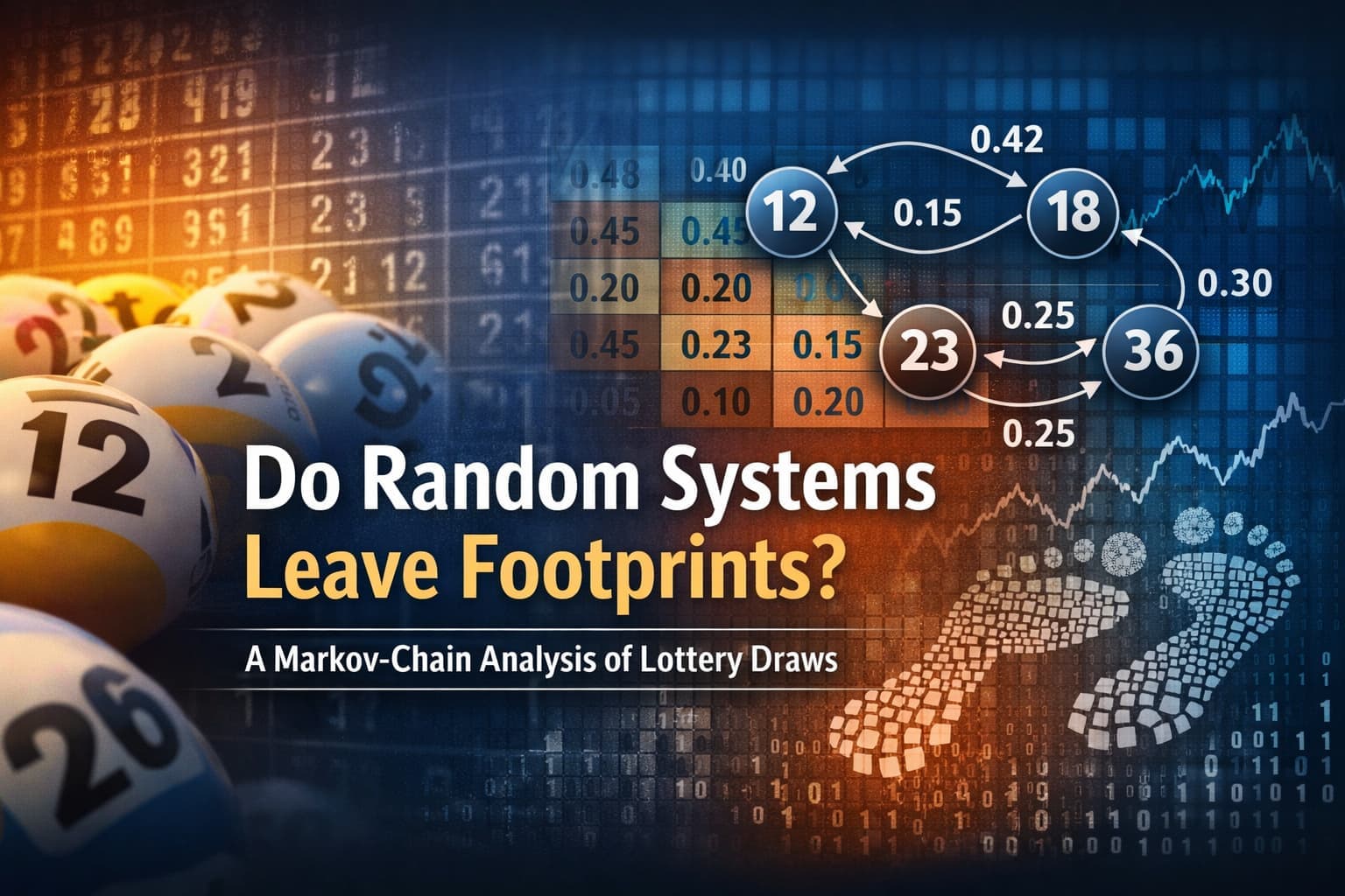 Do Random Systems Leave Footprints? A Markov-Chain Analysis of Lottery Draws