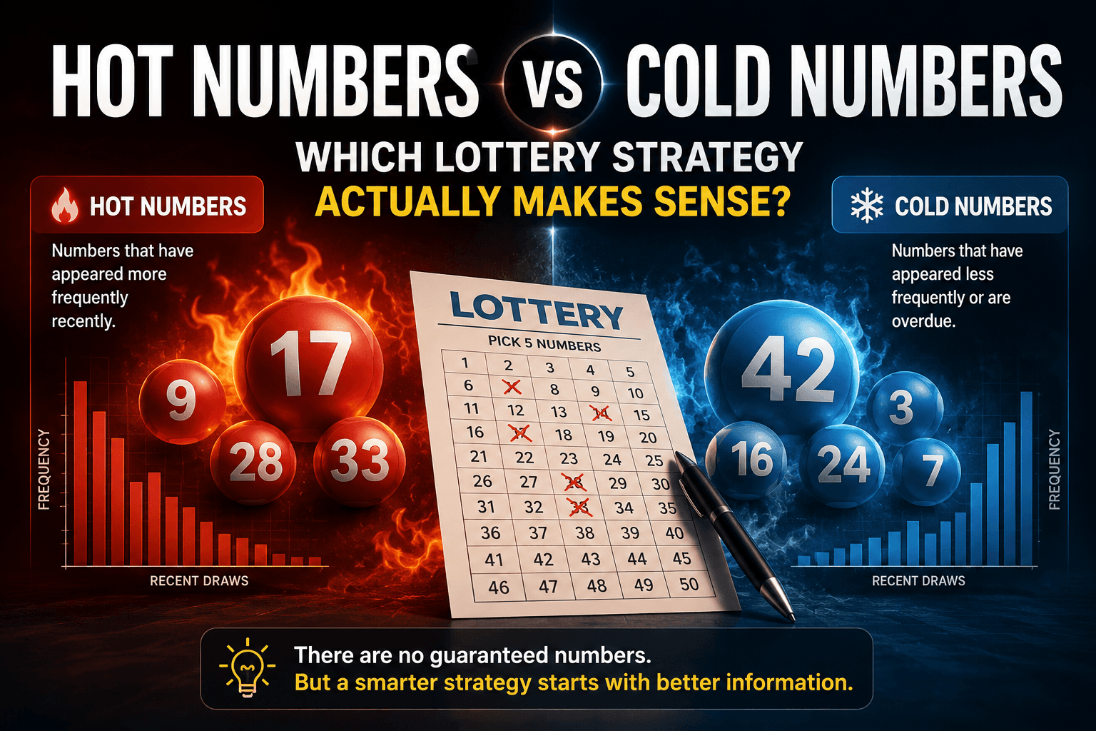 Hot Numbers vs Cold Numbers: Which Lottery Strategy Actually Makes Sense?