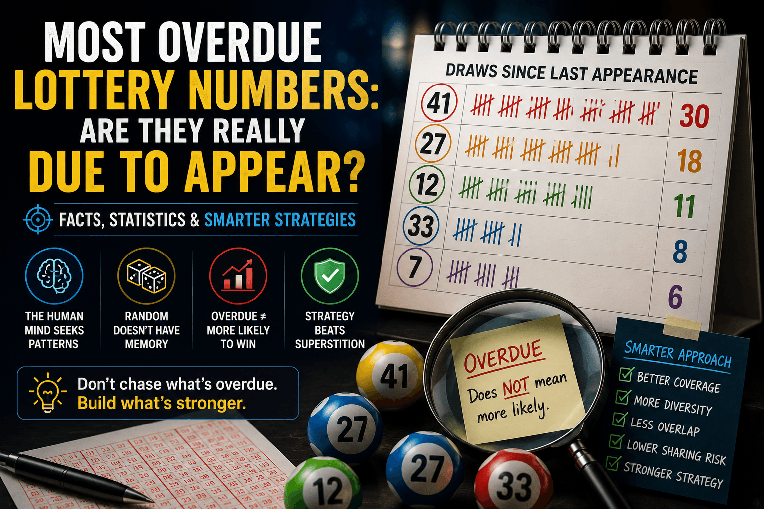 Most Overdue Lottery Numbers: Are They Really Due to Appear?